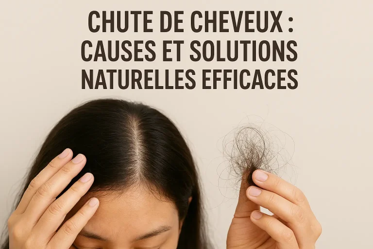 Chute de cheveux : causes et solutions naturelles efficaces