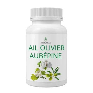 ail olivier et aubépine 90 gélules de 500mg
